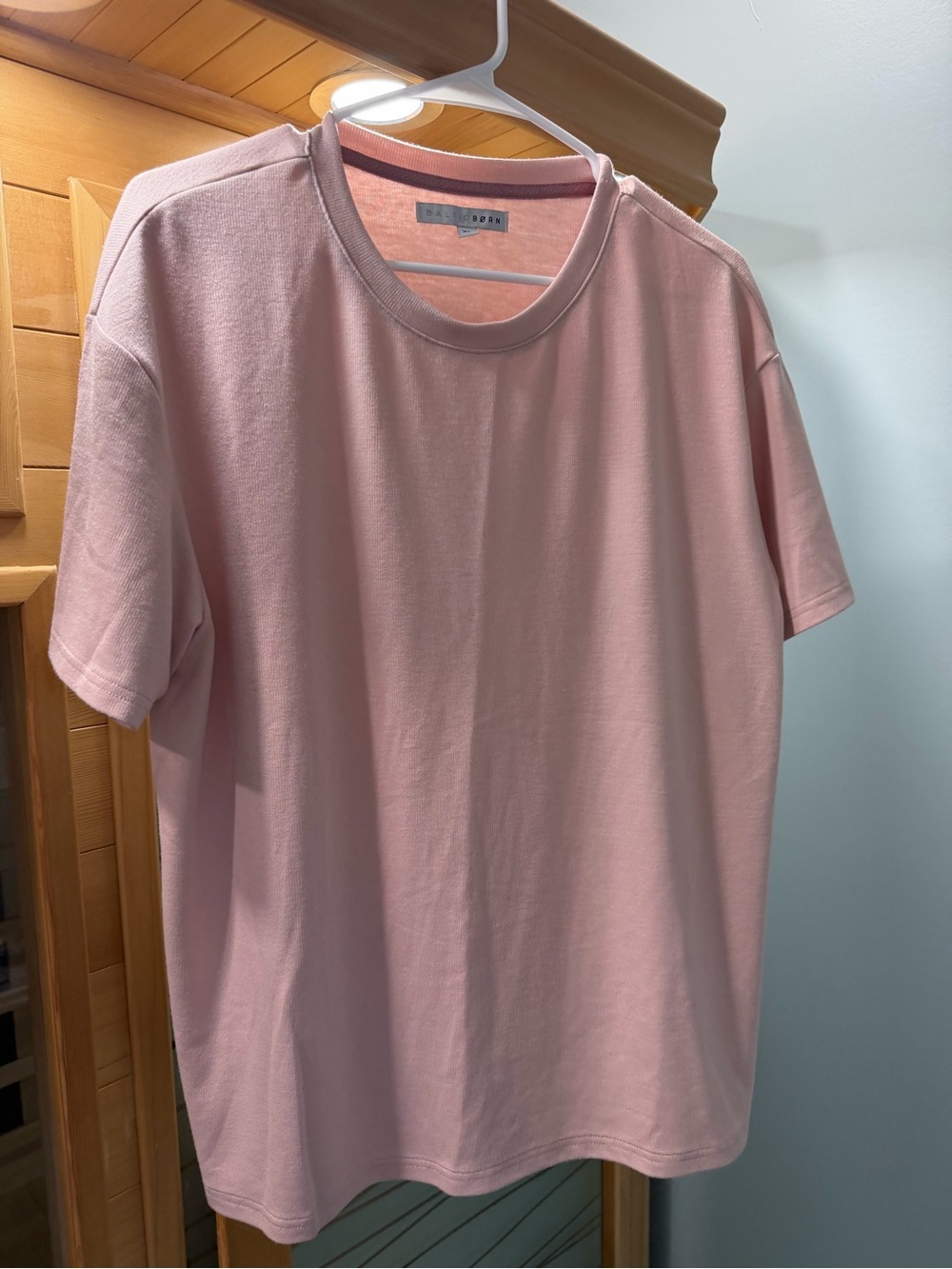 Baltic Born Short Sleeve Crew Neck Tee in Soft Pink